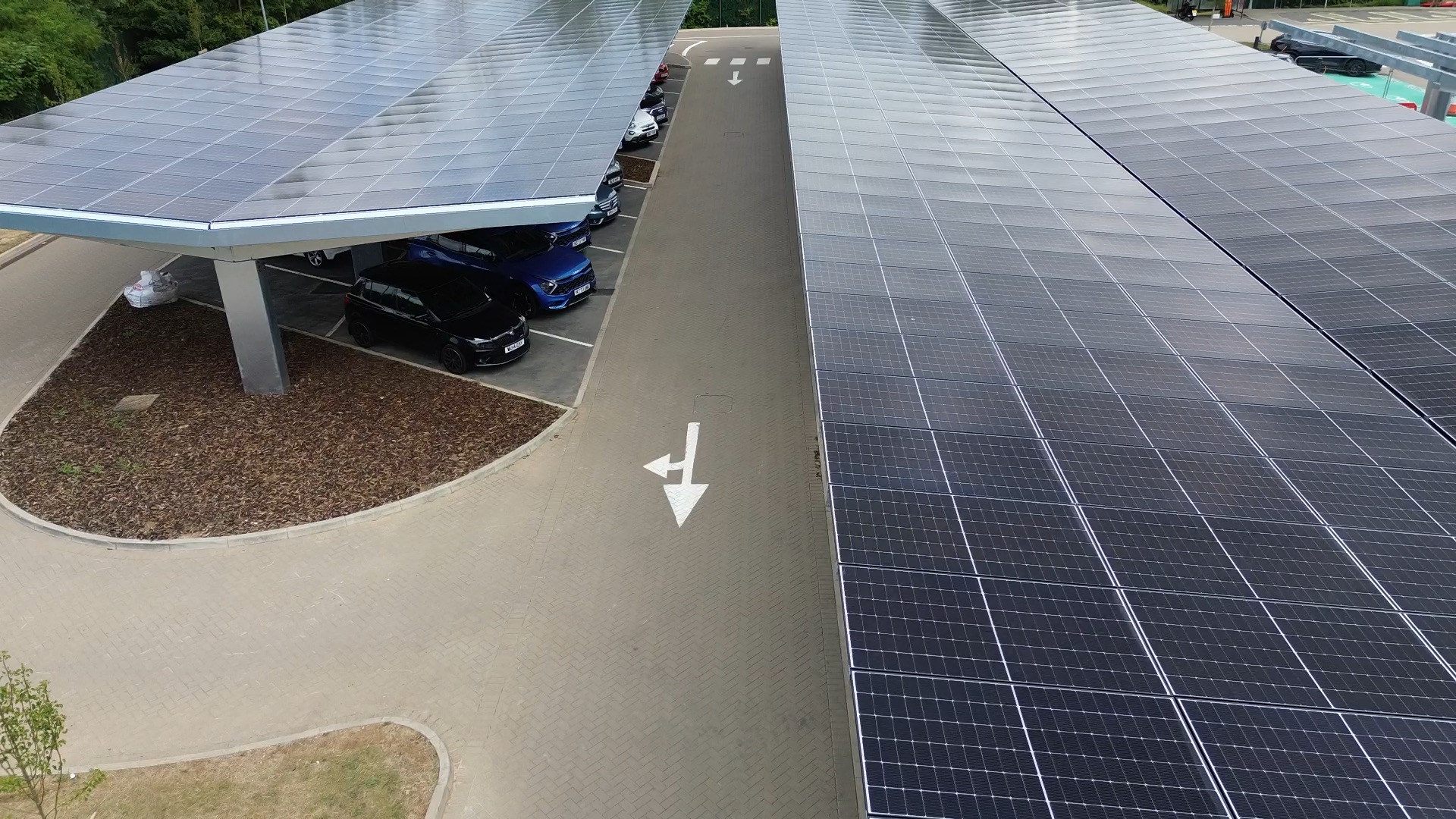 Carport Solar at Brioche Milton Keynes an eEnergy project 2